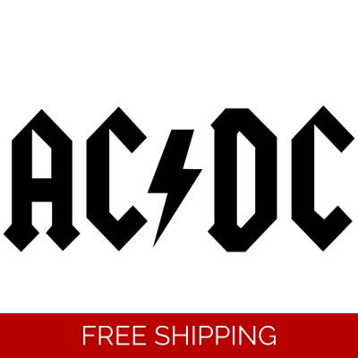 AC DC Rock Band Die Cut Vinyl Decal sticker AC DC Rock Band Die Cut Vinyl Decal sticker